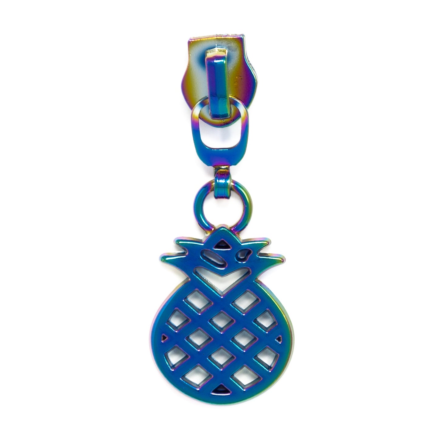 rainbow pineapple zipper pull for #5
