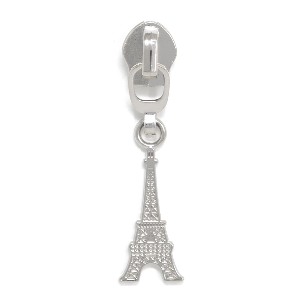 Eiffel Tower Zipper Pulls - For #5 nylon zipper