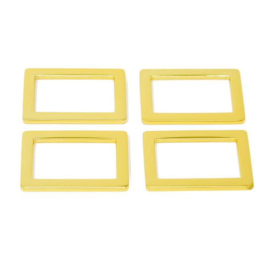 Recantangle Ring Connectors - GOLD
